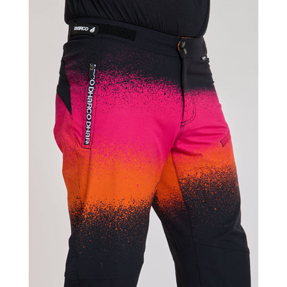 Calças DHARCO GRAVITY BLACK SNAKE Preto/Laranja
