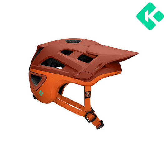 Capacete MTB LAZER JACKAL KINETICORE Laranja Ferrugem
