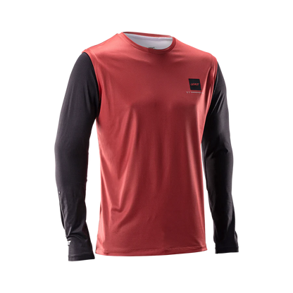 Kit Camisola + Calças LEATT MTB GRAVITY 1.0 Preto/Vermelho