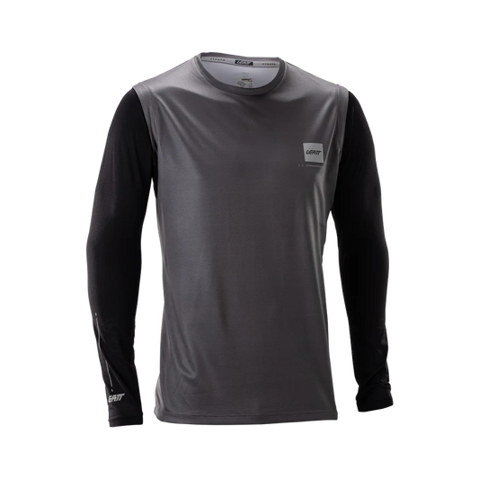 Camisola de manga comprida LEATT MTB Gravity 2.0 Preto/Cinzento