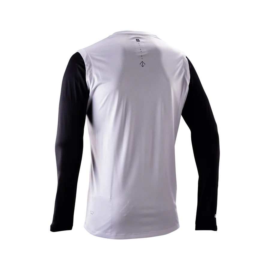 Camisola de manga comprida LEATT MTB Gravity 2.0 Branco/Preto