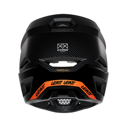 Capacete VTT LEATT MTB GRAVITY 6.0 CARBON Glow Preto/Laranja