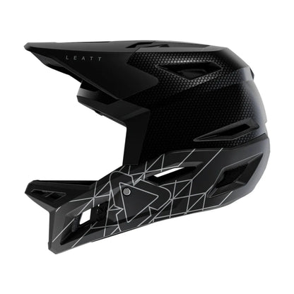 Capacete BTT LEATT MTB GRAVITY 6.0 CARBON Stealth Preto/Cinzento