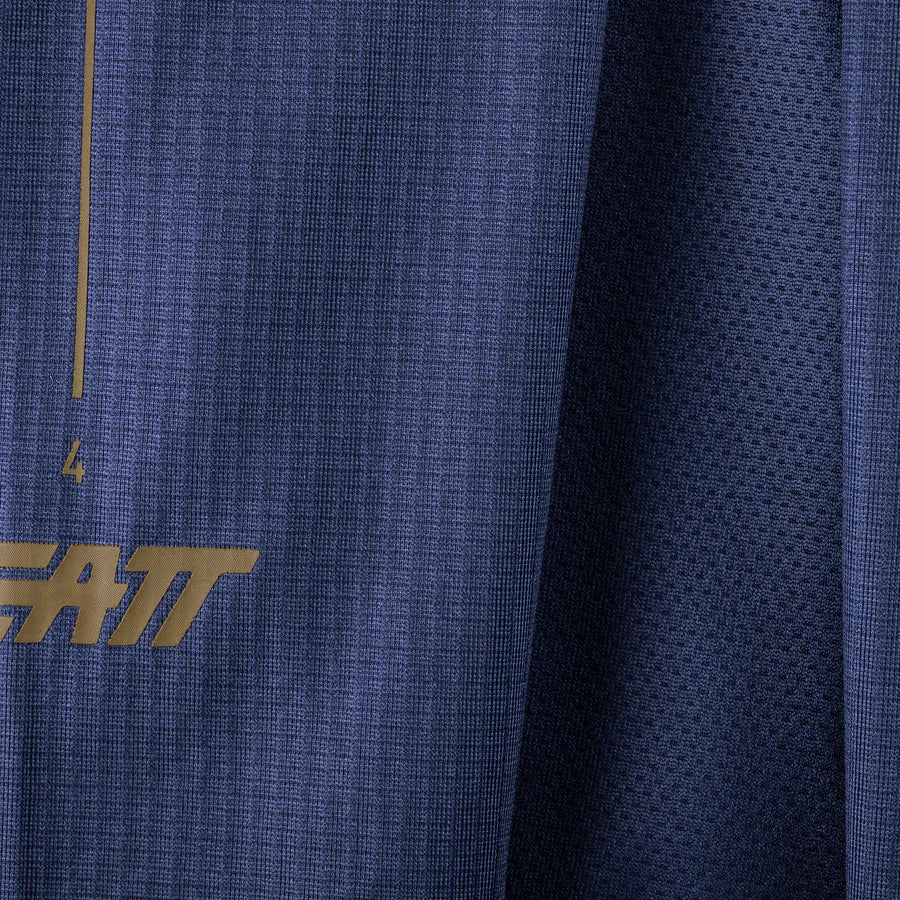 Kit LEATT MTB GRAVITY 1.0 Jersey + Calças Preto/Azul