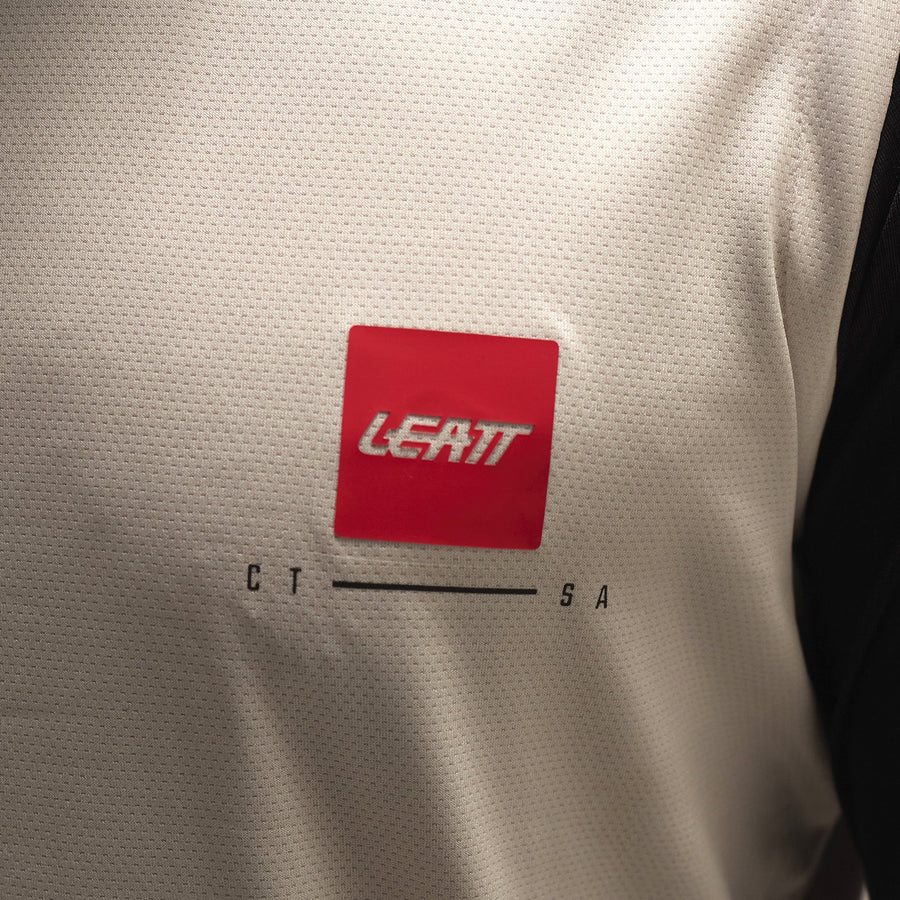 Camisola de manga comprida LEATT MTB Gravity 2.0 Branco/Preto