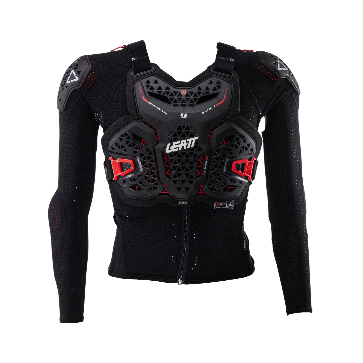 Colete de proteção júnior LEATT 4.5 HYBRID Preto