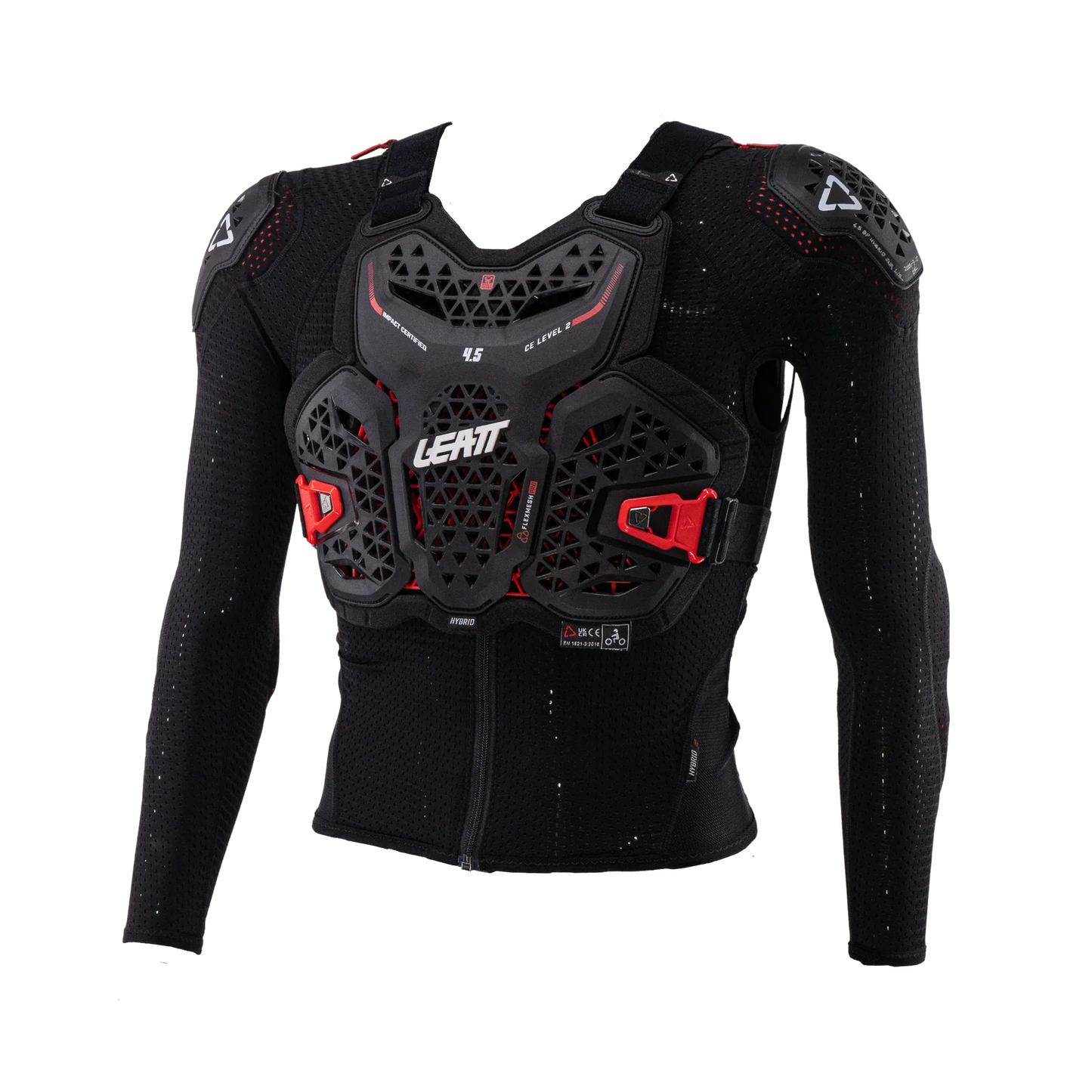 Colete de proteção júnior LEATT 4.5 HYBRID Preto