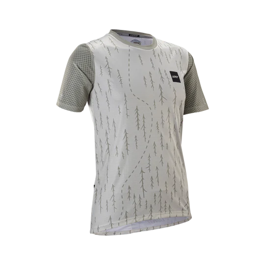 Camisola de manga curta para senhora LEATT MTB TRAIL 3.0 Branco