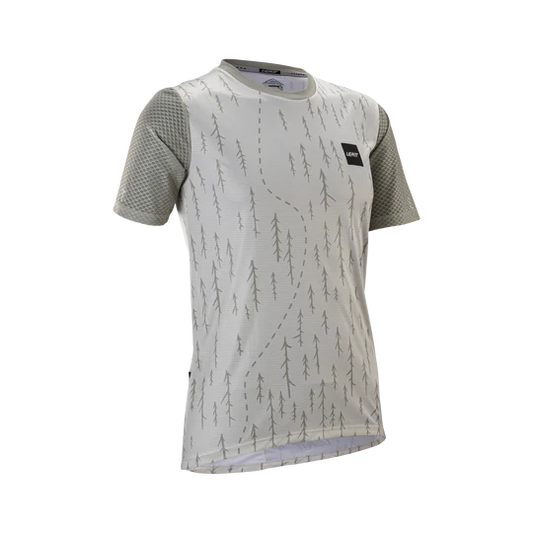 Camisola de manga curta para senhora LEATT MTB TRAIL 3.0 Branco