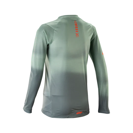 Camisola de manga comprida LEATT MTB TRAIL 3.0 para mulher Verde