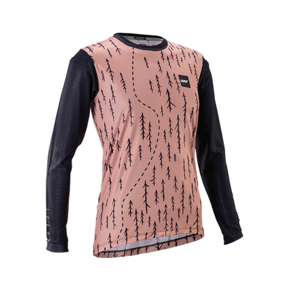Camisola LEATT MTB TRAIL 3.0 Mulher Mangas Compridas Rosa