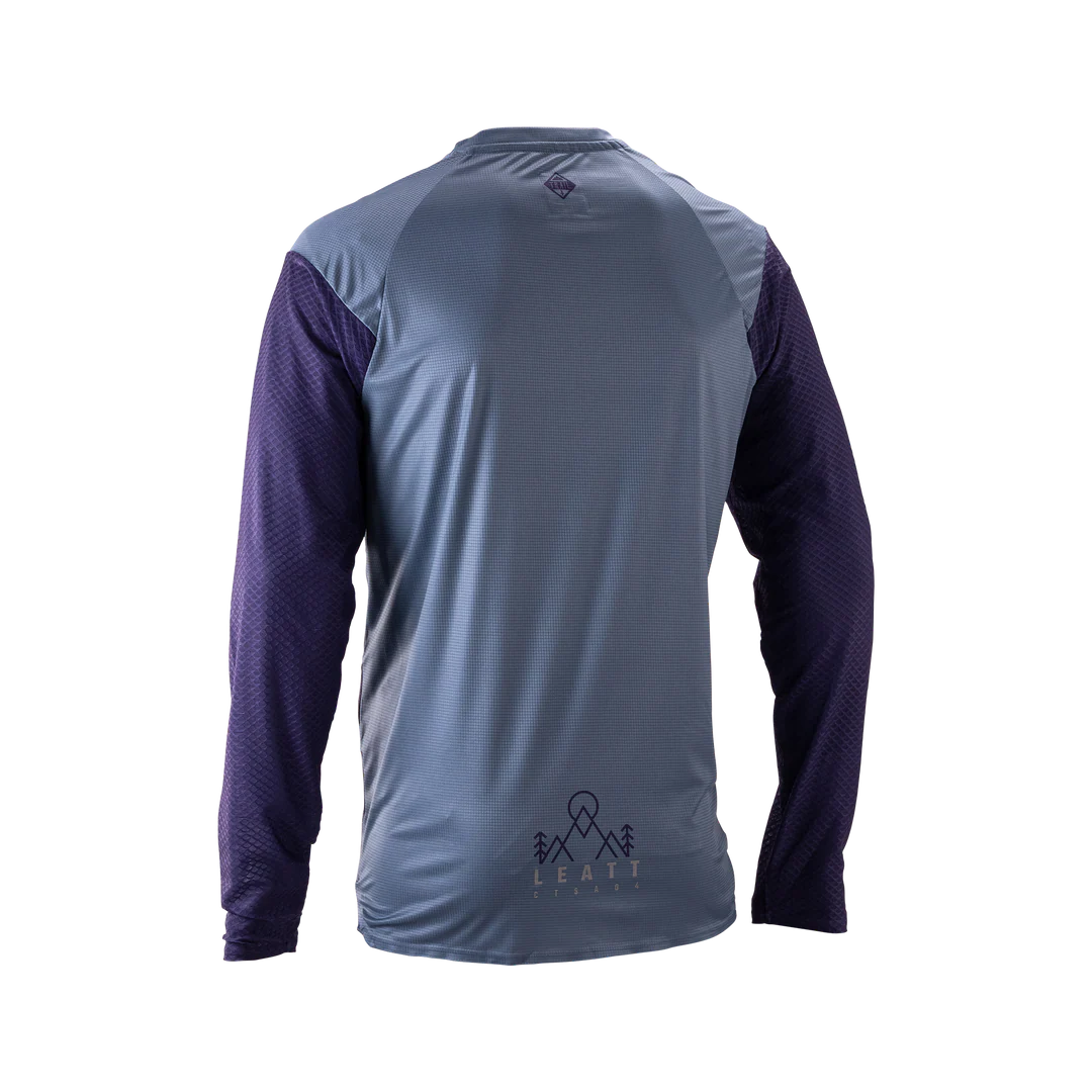 Camisola de manga comprida LEATT MTB TRAIL 3.0 Azul