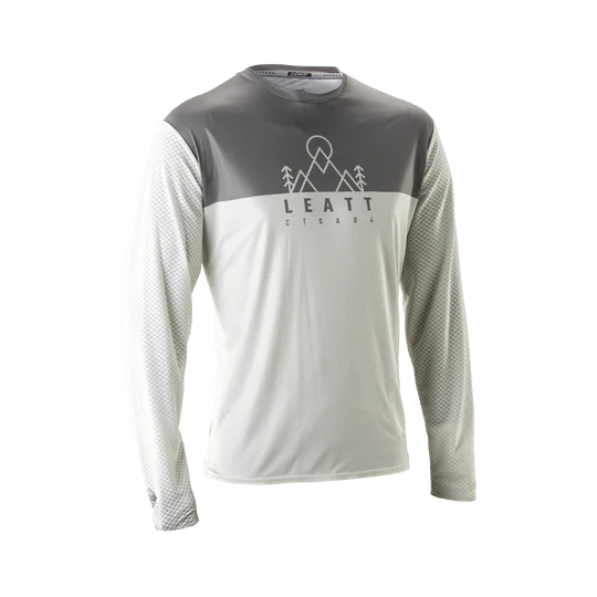 Camisola de manga comprida LEATT MTB TRAIL 3.0 Branco