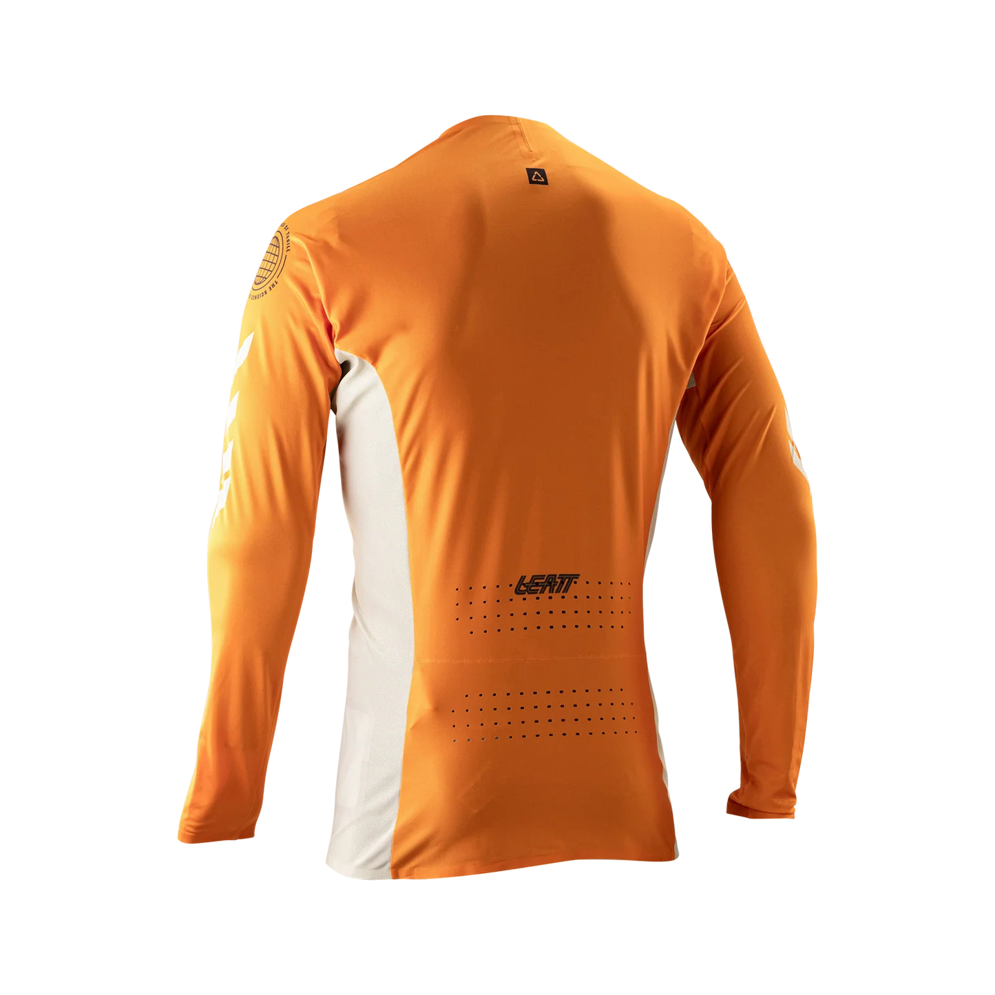 Camisola de manga comprida LEATT MTB GRAVITY 5.0 Branco/Laranja