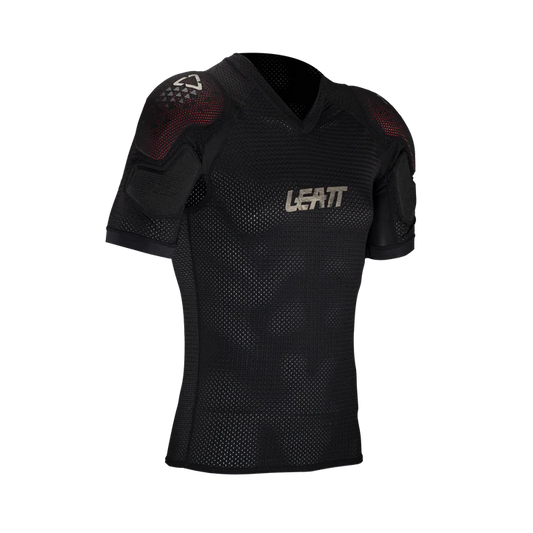 T-Shirt de proteção dos ombros LEATT 3DF AIRFIT LITE EVO Preto