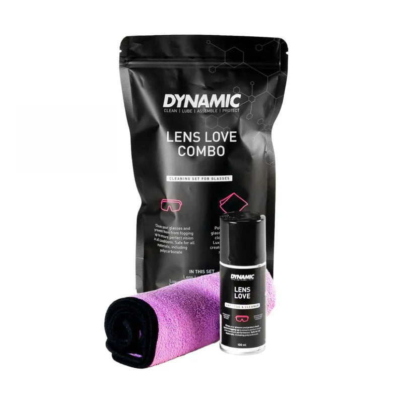 DYNAMIC LENS LOVE COMBO Pacote de limpeza de óculos (100ml)