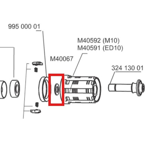 ESPAÇADOR INTERNO MAVIC FREEWHEEL FTSL/FTSX