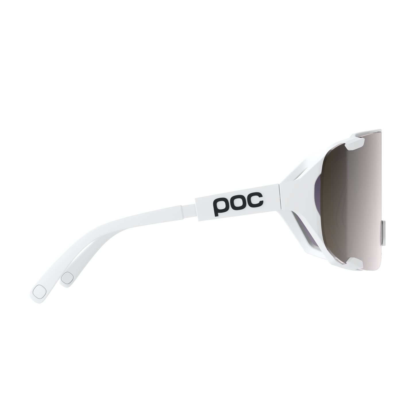 POC DEVOUR MID Goggles White Clarity Road/Sunny Silver Lens