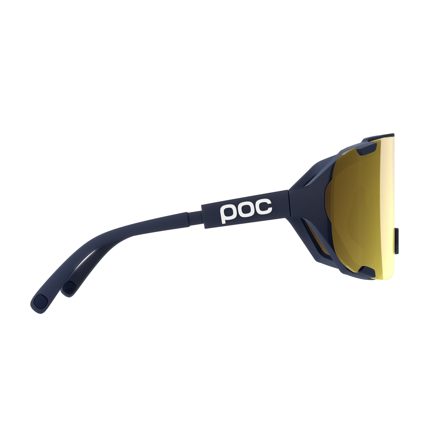 POC DEVOUR MID Marine Sunglasses Clarity Road/Partly Sunny Gold Lens