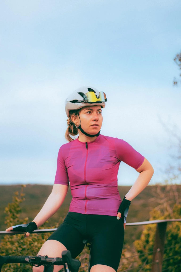 Camisola de manga curta MAVIC ICON GRAPHIC para mulher Fuschia