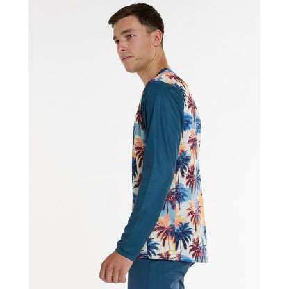 Maillot DHARCO GRAVITY VENICE BEACH Mangas Compridas Azul