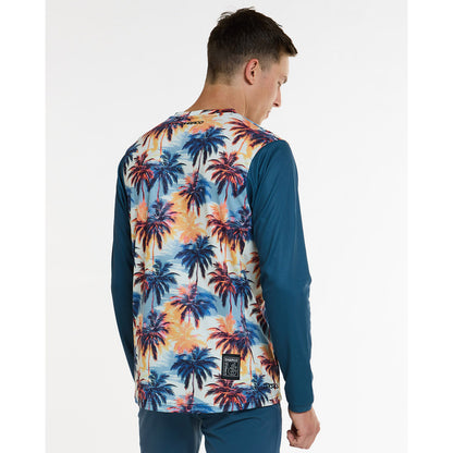 Maillot DHARCO GRAVITY VENICE BEACH Mangas Compridas Azul