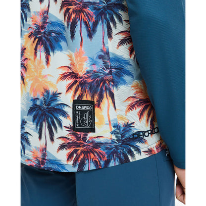 Maillot DHARCO GRAVITY VENICE BEACH Mangas Compridas Azul