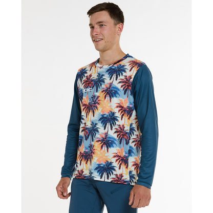 Maillot DHARCO GRAVITY VENICE BEACH Mangas Compridas Azul