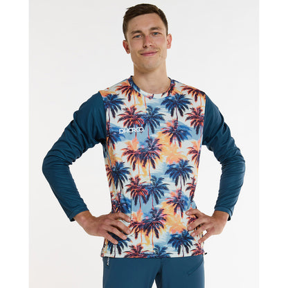 Maillot DHARCO GRAVITY VENICE BEACH Mangas Compridas Azul