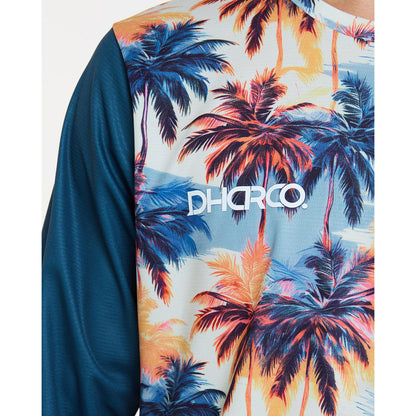 Maillot DHARCO GRAVITY VENICE BEACH Mangas Compridas Azul