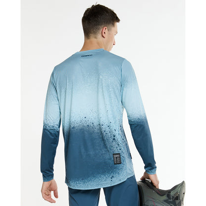Jersey DHARCO RACE NU WAVE Mangas Compridas Azul