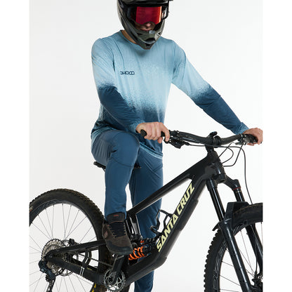 Jersey DHARCO RACE NU WAVE Mangas Compridas Azul