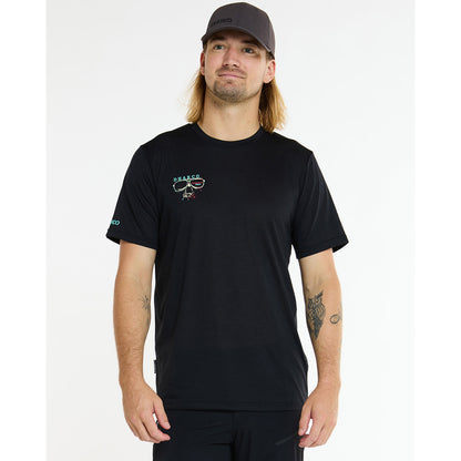 Camisola DHARCO TECH TEE EDDIE Mangas Curtas Preto