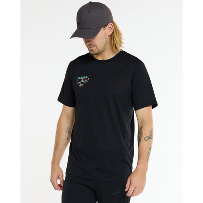 Camisola DHARCO TECH TEE EDDIE Mangas Curtas Preto