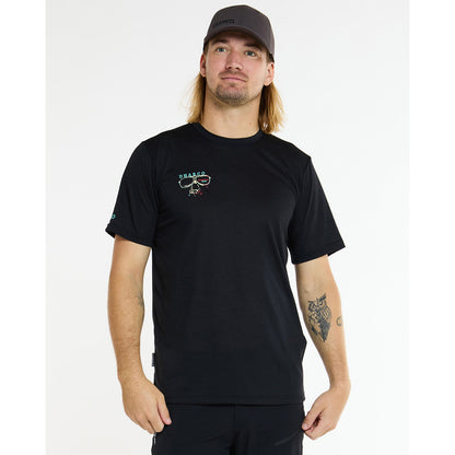 Camisola DHARCO TECH TEE EDDIE Mangas Curtas Preto