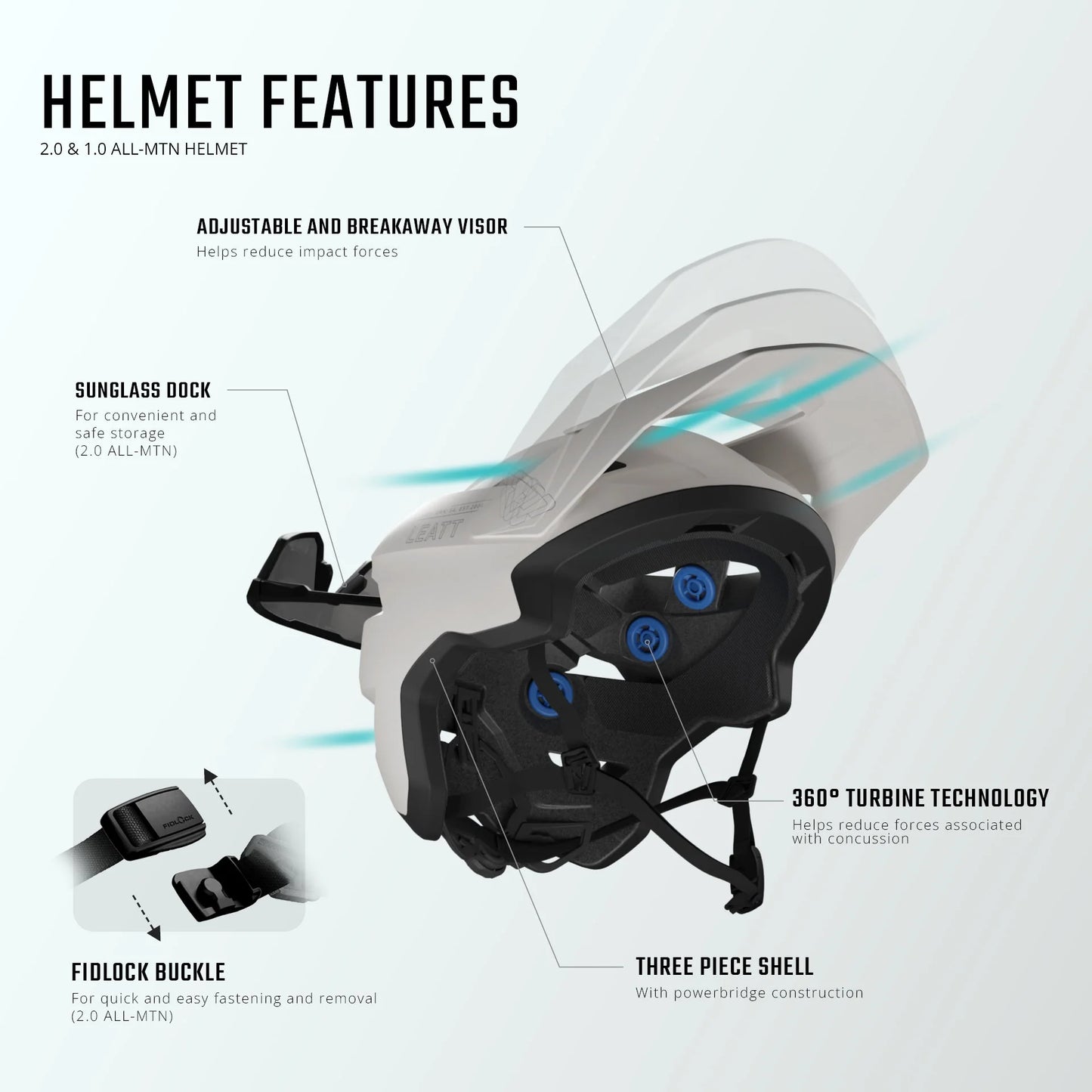 Capacete de BTT LEATT ALL-MOUNTAIN 1.0 Cáqui