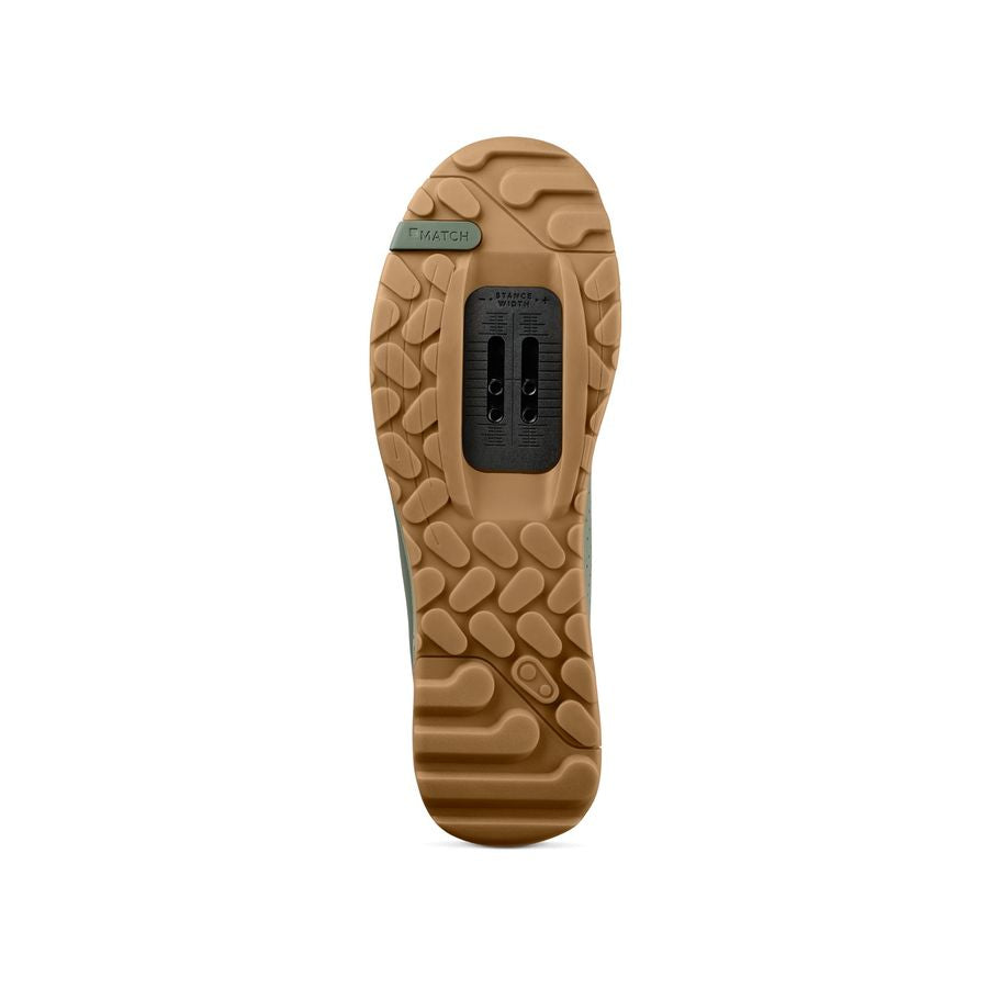 CRANKBROTHERS MALLET TRAIL SPEED LACE CLIP Sapatos MTB verde/areia