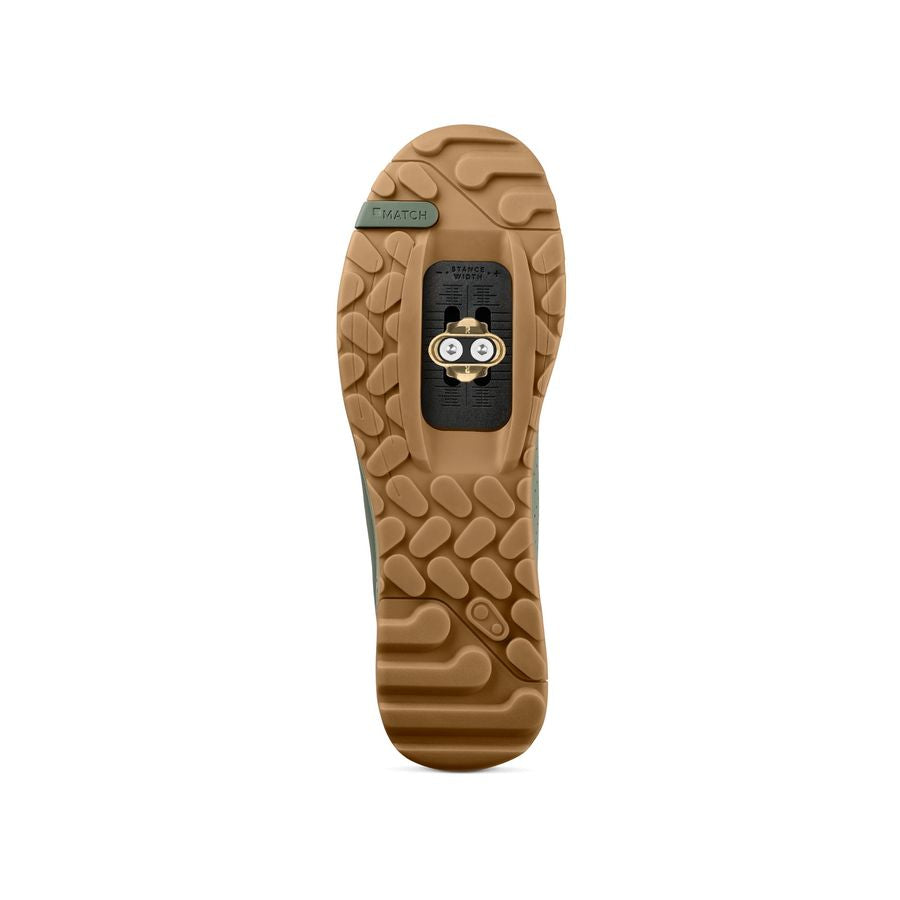CRANKBROTHERS MALLET TRAIL SPEED LACE CLIP Sapatos MTB verde/areia
