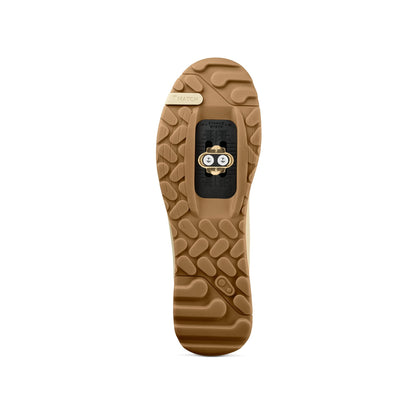 Sapatos de BTT CRANKBROTHERS MALLET TRAIL SPEED LACE CLIP verdes/areia — sola com cleat