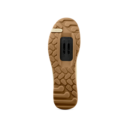 Sapatilhas de BTT CRANKBROTHERS MALLET TRAIL SPEED LACE CLIP Areia/Castanho/Borracha natural — sola
