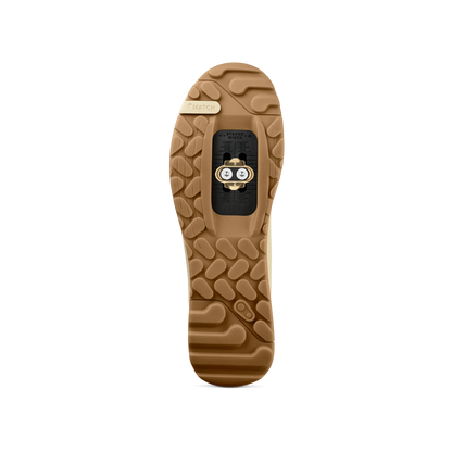 Sapatilhas de BTT CRANKBROTHERS MALLET TRAIL SPEED LACE CLIP Areia/Castanho/Borracha natural — sola com taco