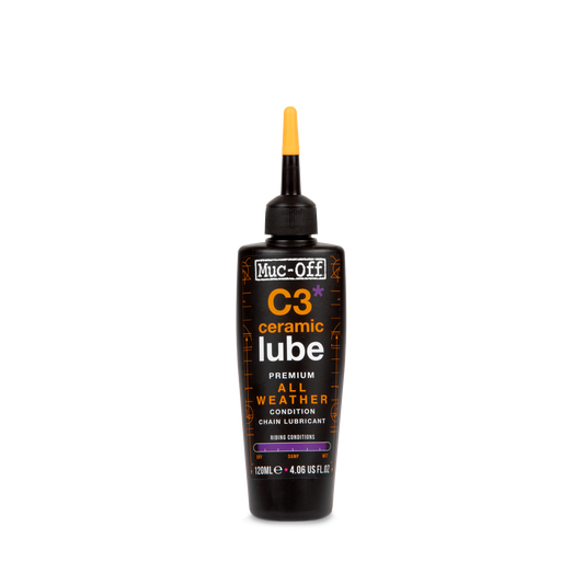 Lubrificante para cerâmica para todas as condições MUC-OFF C3 ALL WEATHER CERAMIC (120 ml)