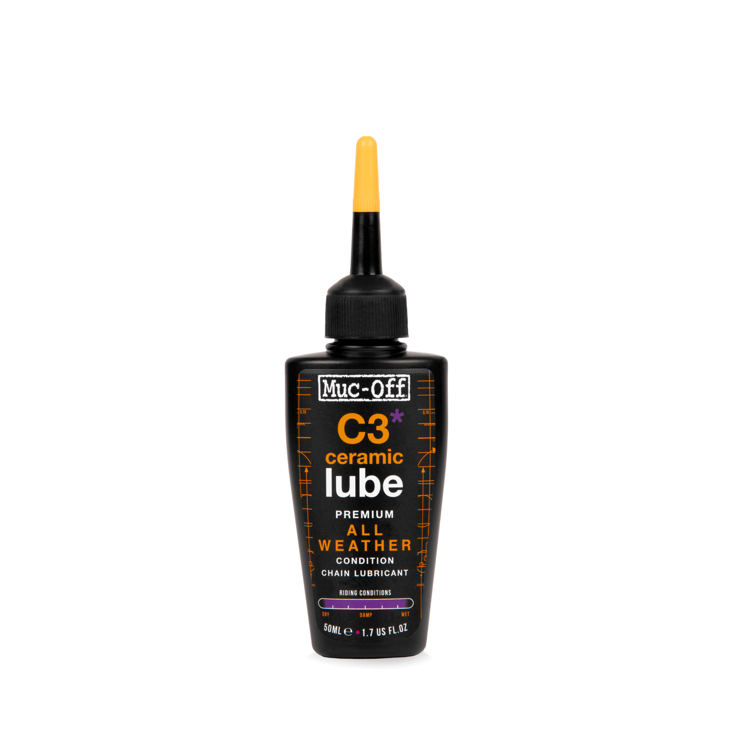 Lubrificante para cerâmica para todas as condições MUC-OFF C3 ALL WEATHER CERAMIC (50 ml)