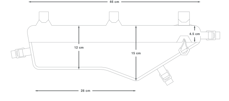 APIDURA EXPEDITION COMPACT FRAME PACK DRY 4,5 L Saco para quadros Preto
