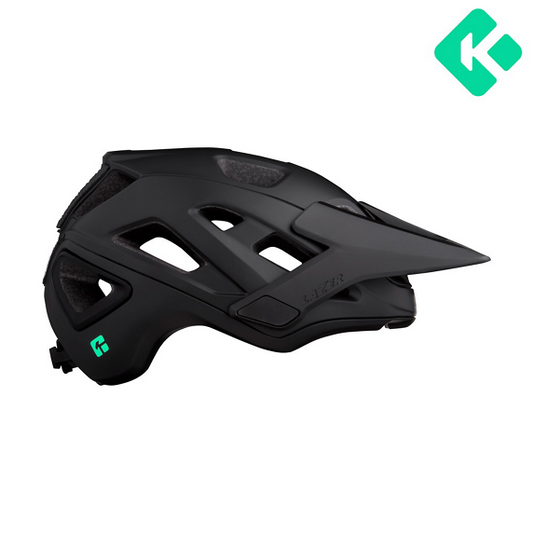 Capacete de BTT LAZER JACKAL KINETICORE Preto mate