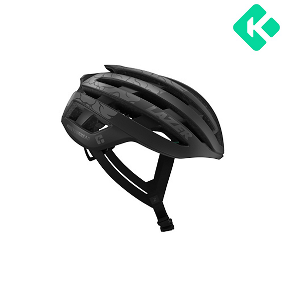 Capacete de estrada LAZER Z1 KINECTICORE UYH Branco e Preto + LED