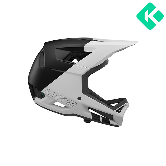 Capacete de BTT LAZER CAGE KINETICORE Preto Branco