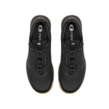 Sapatos de BTT CRANKBROTHERS MALLET TRAIL LACE CLIP Preto/Borracha — vista de cima