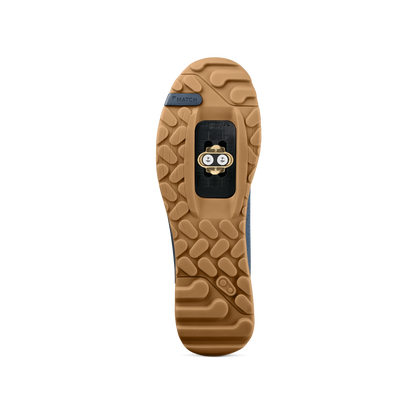 Sapatos de BTT CRANKBROTHERS MALLET TRAIL LACE CLIP Azul/Goma — sola com taco
