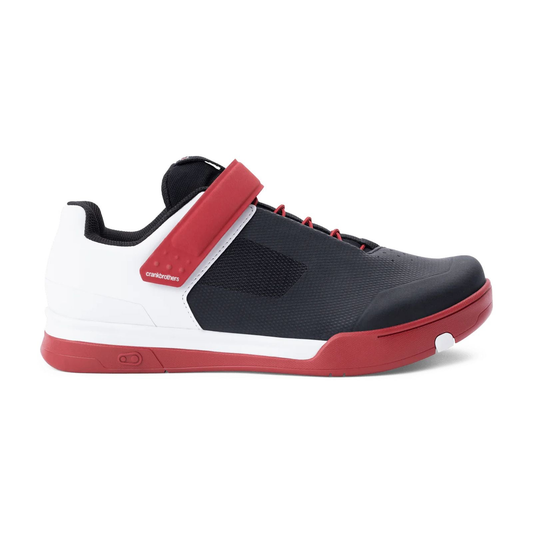 Sapatos de BTT CRANKBROTHERS MALLET SPEED LACE CLIP CLASSICS EDITION pretos/vermelhos